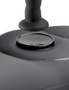 Черное надувное кресло с платформой для фиксации дилдо Body Dock Inflatable Love Seat